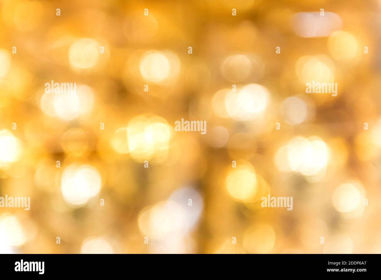 Abstrakt glänzend golden Bokeh Hintergrund, festliche Thema Stockfoto