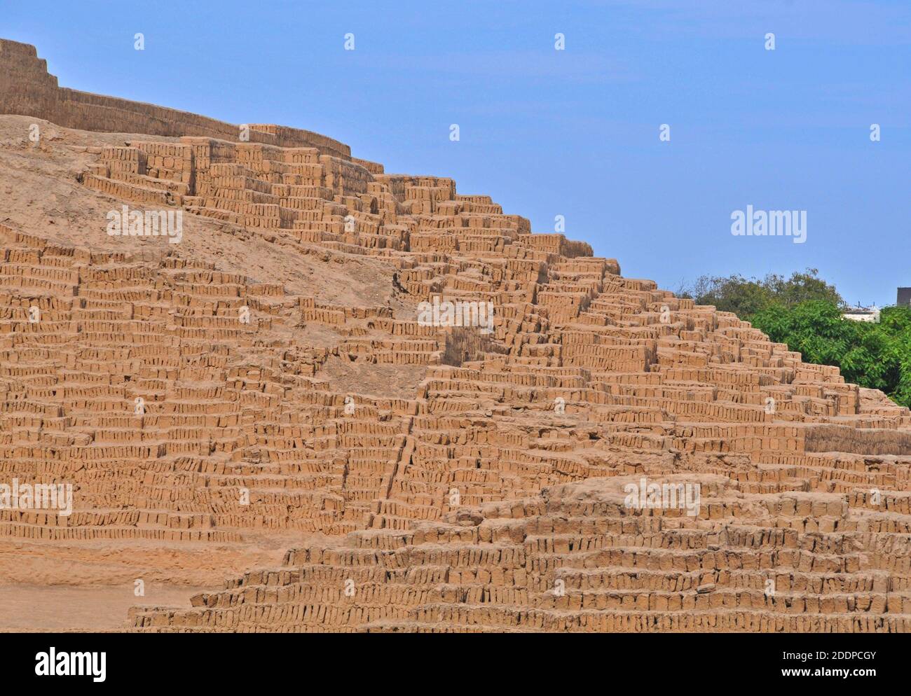 Huaca Pucllana Pyramide, Miraflores Lima, Peru Stockfoto