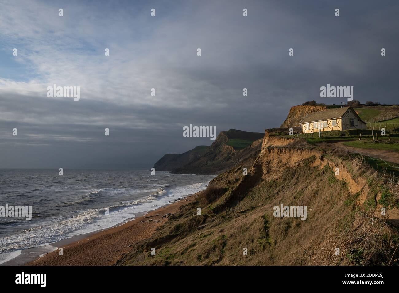 Eype Mouth und die Jurassic Coast Stockfoto