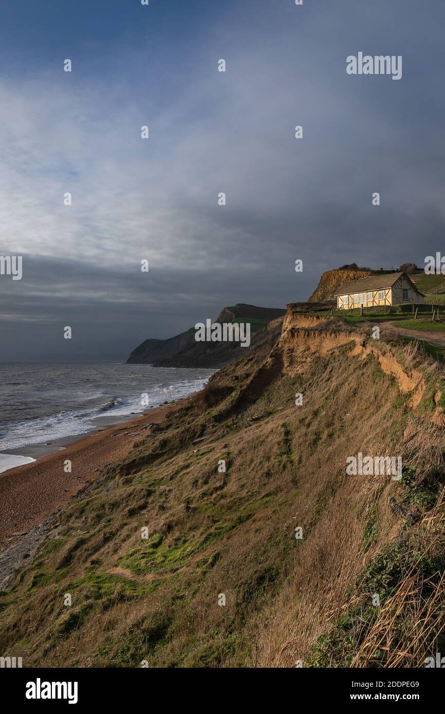 Eype Mouth und die Jurassic Coast Stockfoto