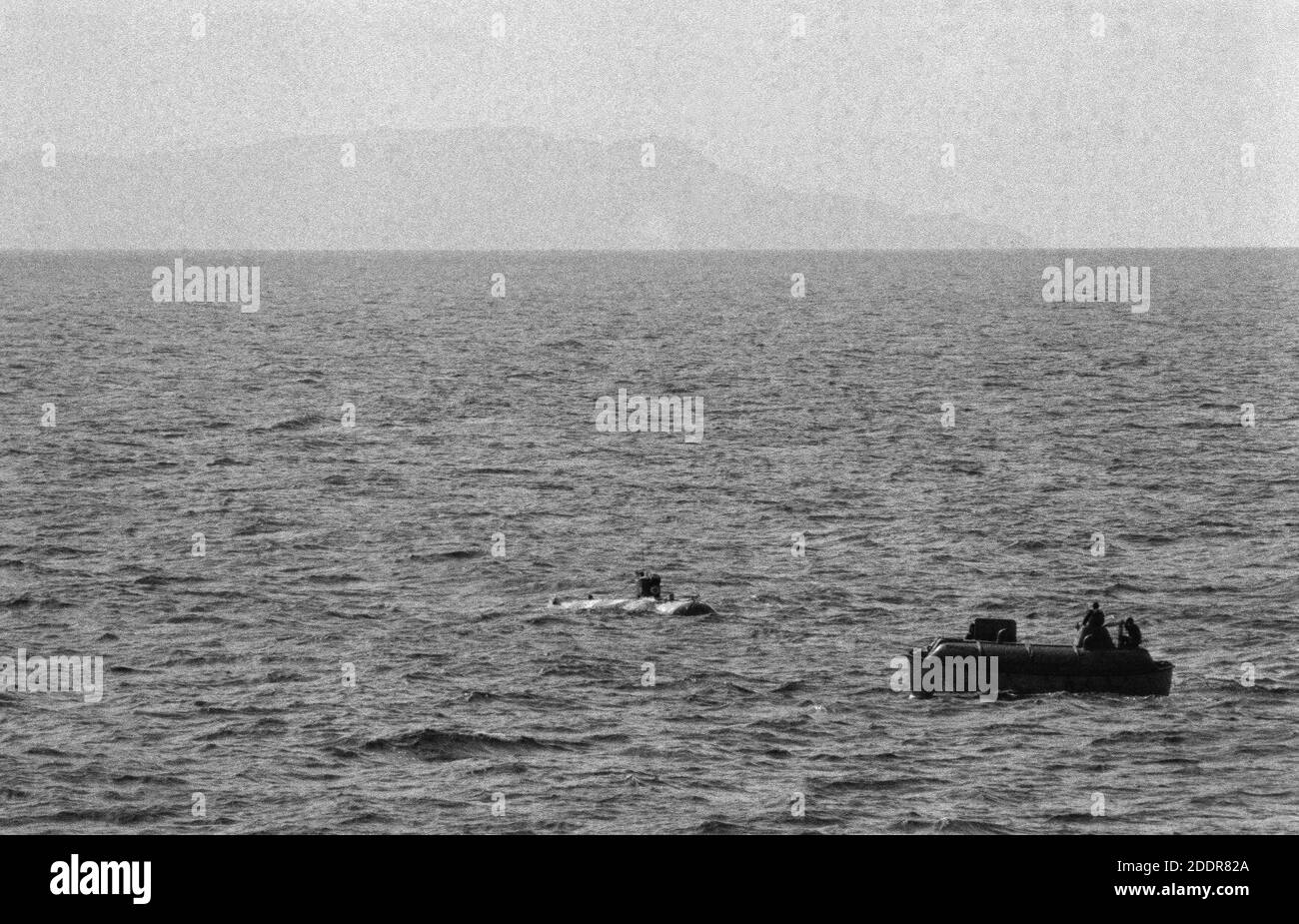 Korean Air Lines Flug 007 - sowjetisches Wasserfahrzeug. Stockfoto