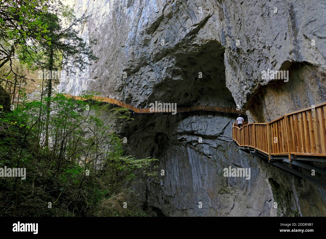 Horma Canyon. Die zweittiefste Schlucht der Welt befindet sich in der türkischen Schwarzmeerprovinz Kastamonu. Stockfoto