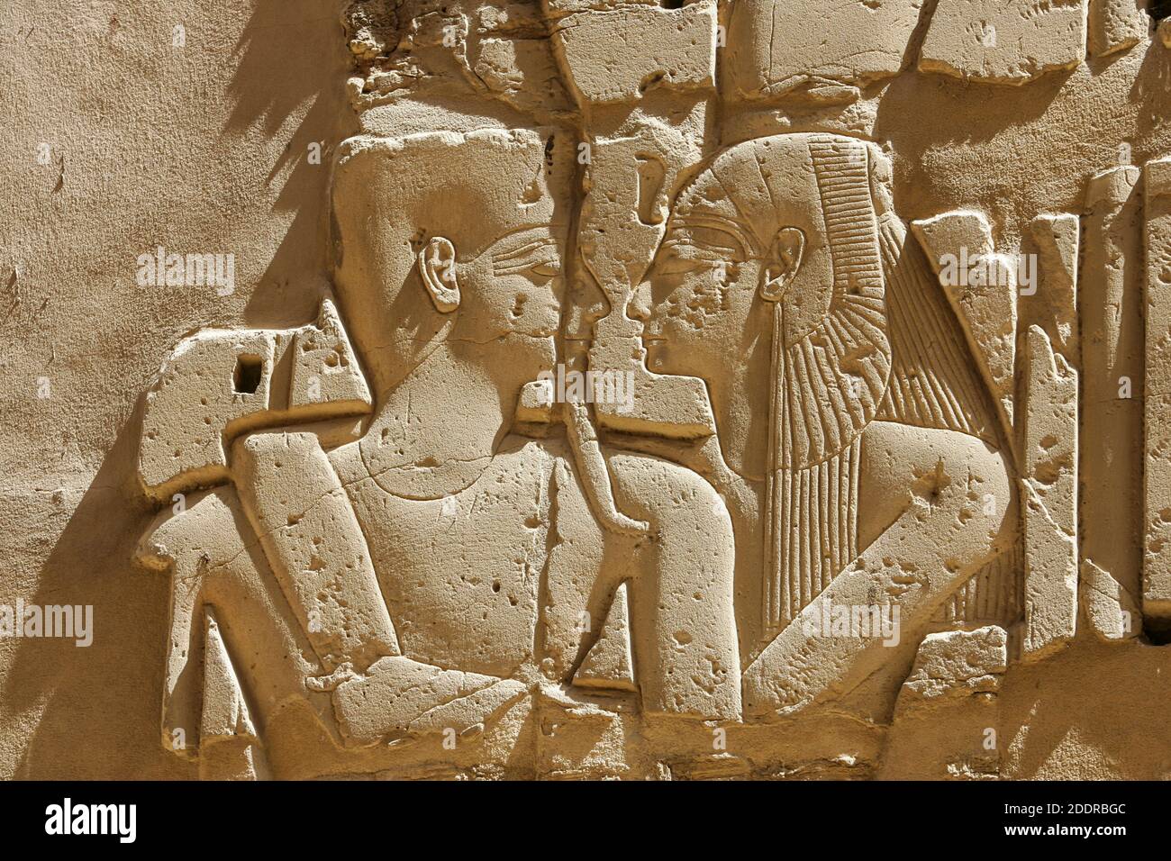 KARNAK TEMPEL IN ÄGYPTEN Stockfoto