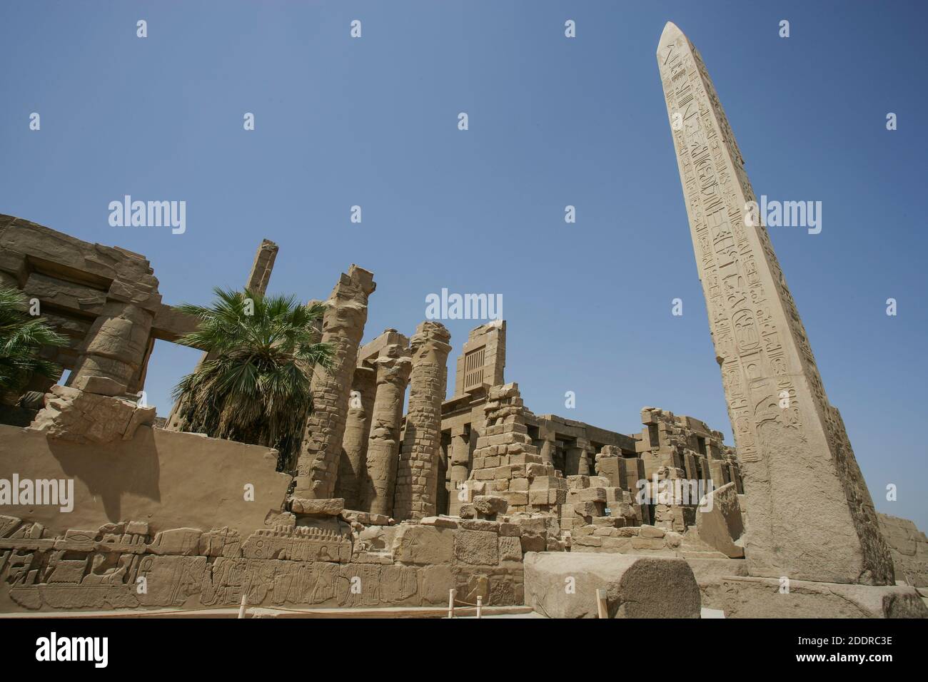 KARNAK TEMPEL IN ÄGYPTEN Stockfoto