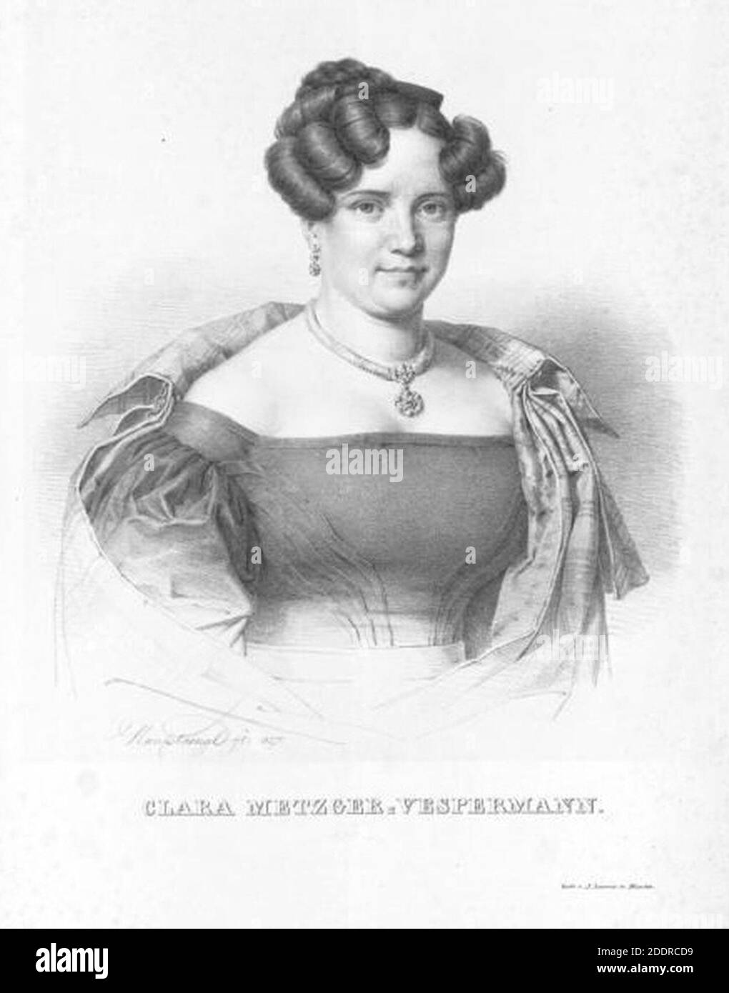 Klara Vespermann. Stockfoto