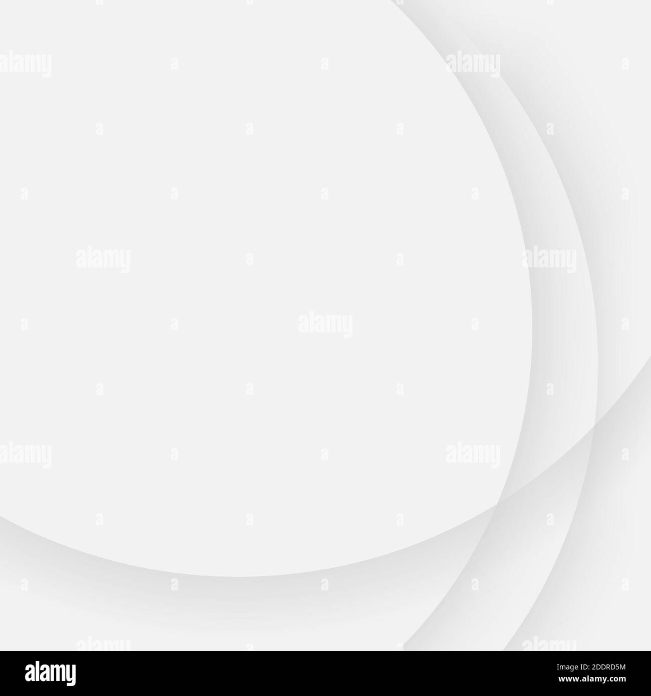 Abstrakter Vektorhintergrund. Grauer einfacher Hintergrund mit gekrümmtem Linienmuster Stock Vektor