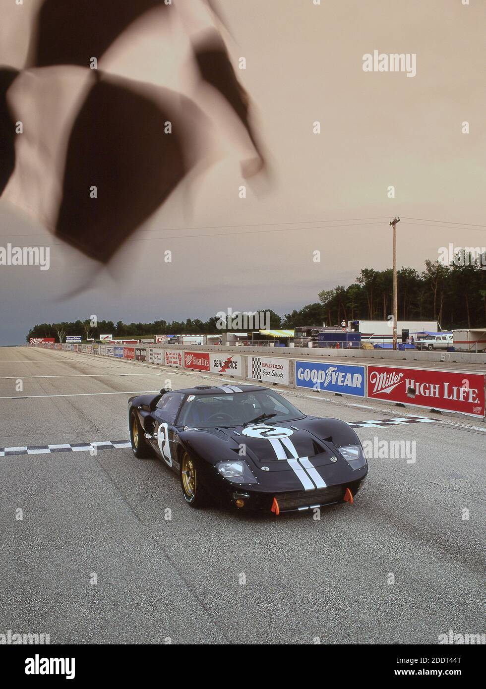 Ford GT40 MKII Gewinner des 1966-Stunden-Rennens von Le Mans 24. Stockfoto