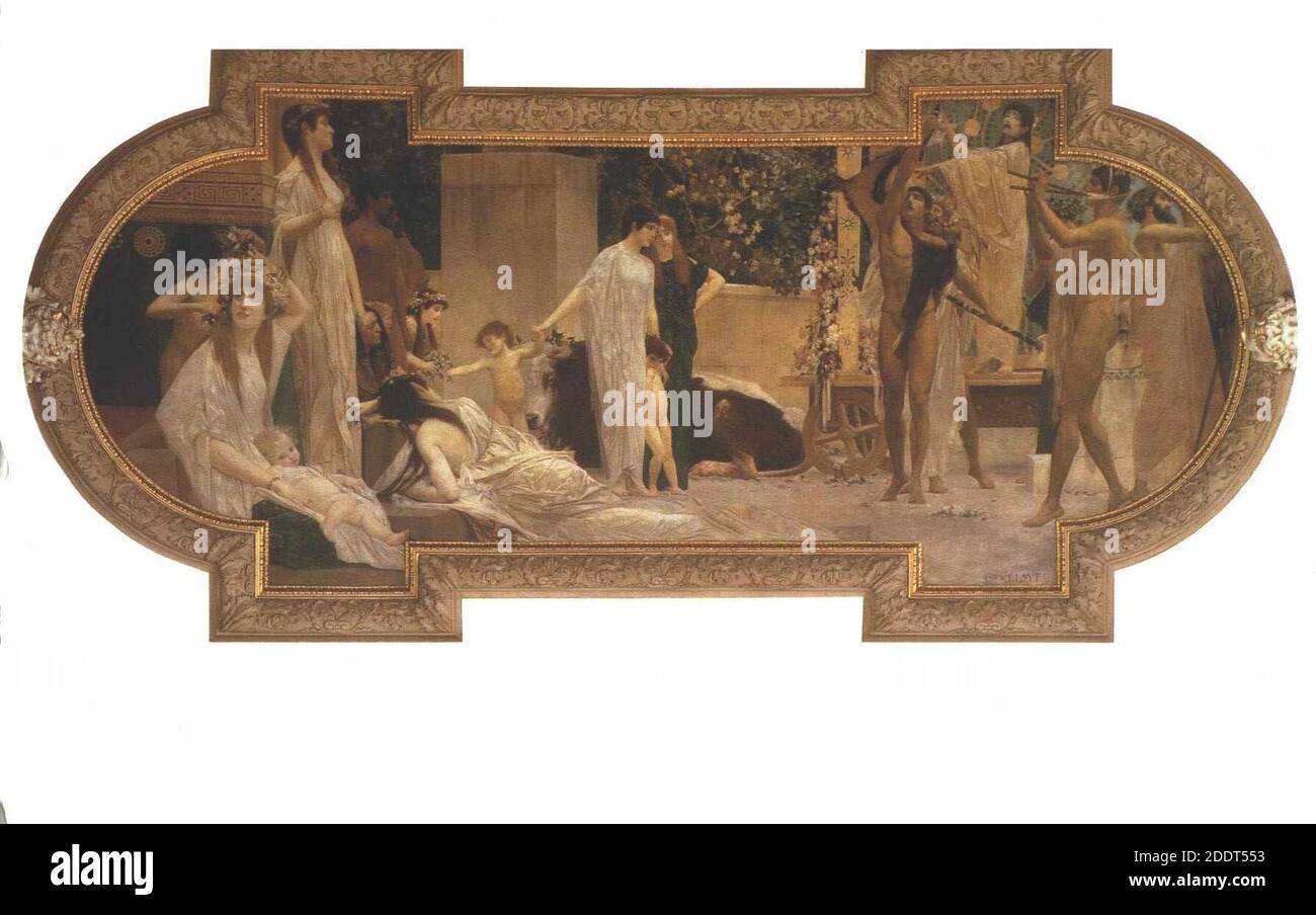 Klimt - Thespiskarren. Stockfoto