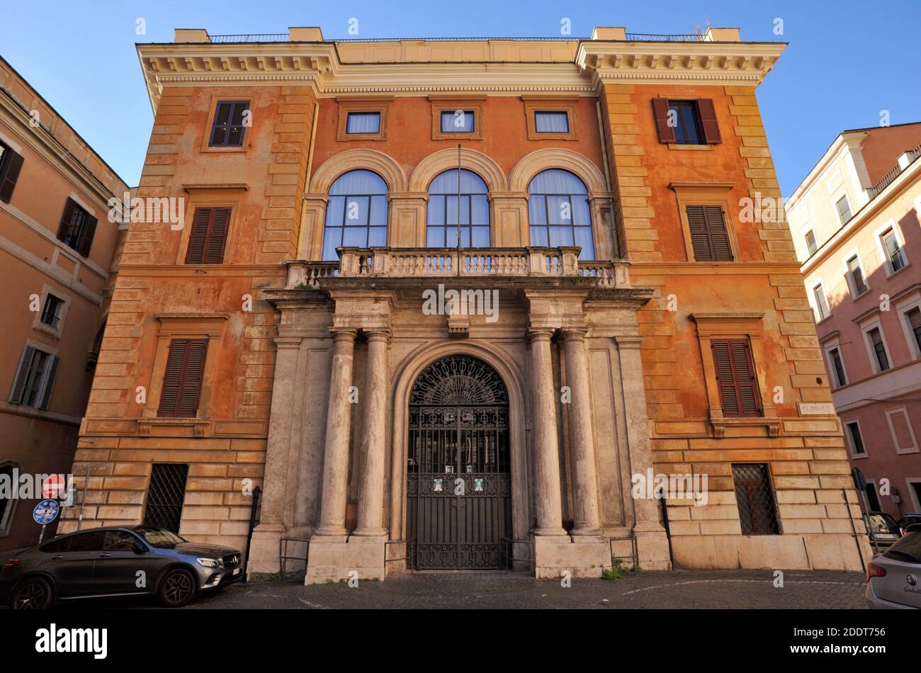 Palazzo Muti Papazzurri, Piazza della Pilotta, Rom, Italien Stockfoto