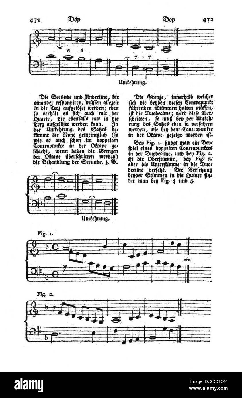 Koch Musikalisches Lexikon Seite 236. Stockfoto