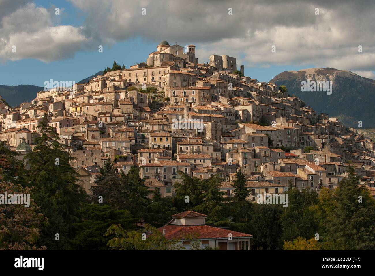 Morano Calabro ist in der Liste der 'Borghi più belli d’Italia Stockfoto