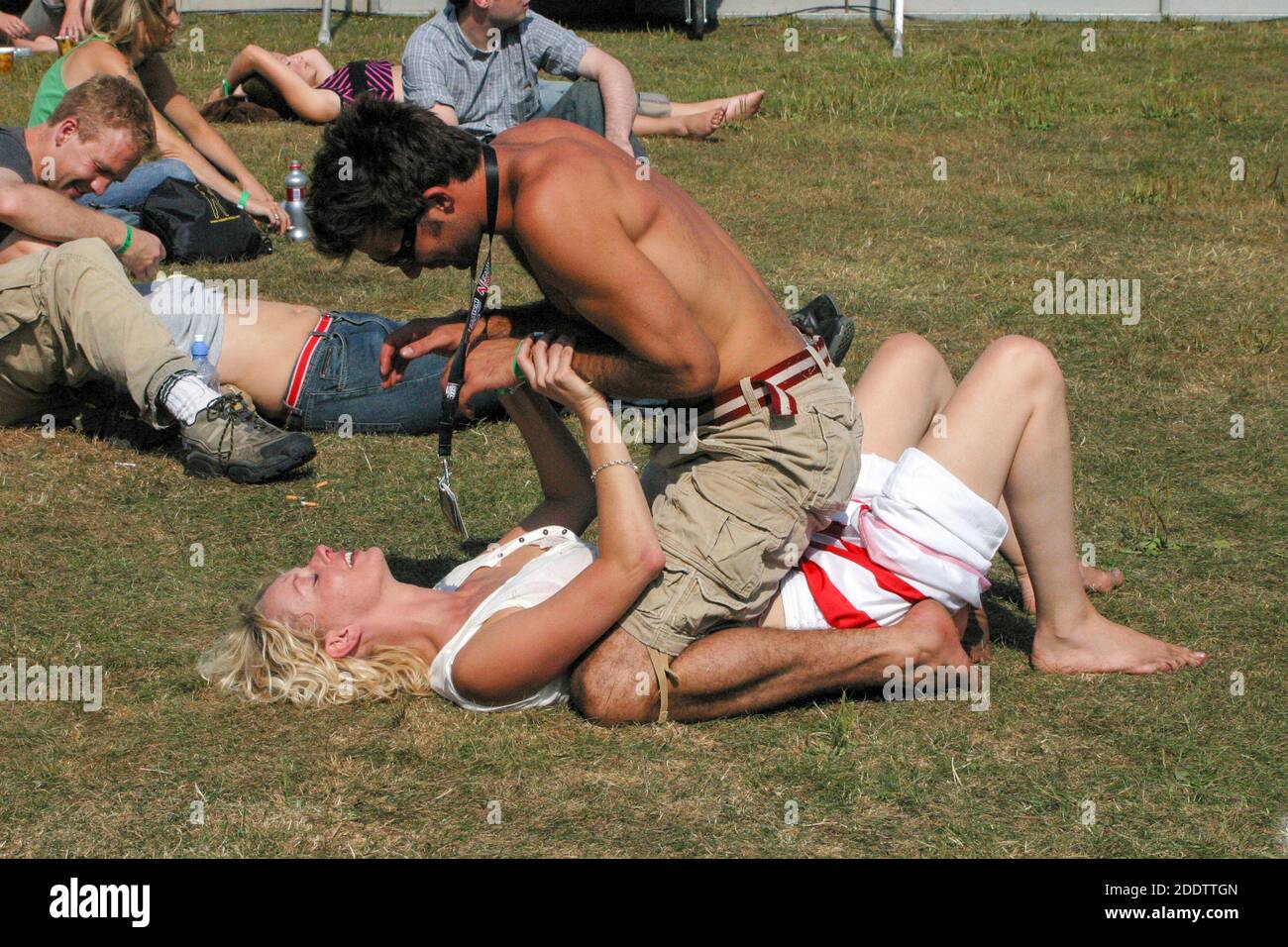 Virgin Festival V2003,Hylands Park, Chelmsford, Essex, Großbritannien. Stockfoto