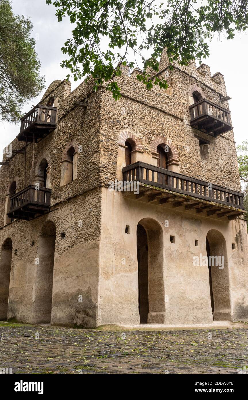 Fasilides Bad in Gondar oder Gonder, Amhara Bezirk, Äthiopien Stockfoto