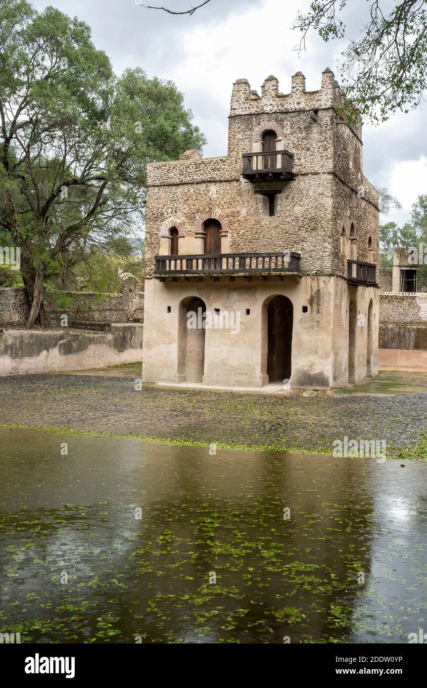 Fasilides Bad in Gondar oder Gonder, Amhara Bezirk, Äthiopien Stockfoto