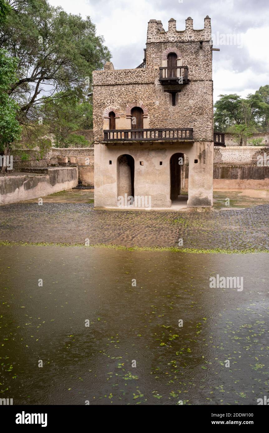 Fasilides Bad in Gondar oder Gonder, Amhara Bezirk, Äthiopien Stockfoto