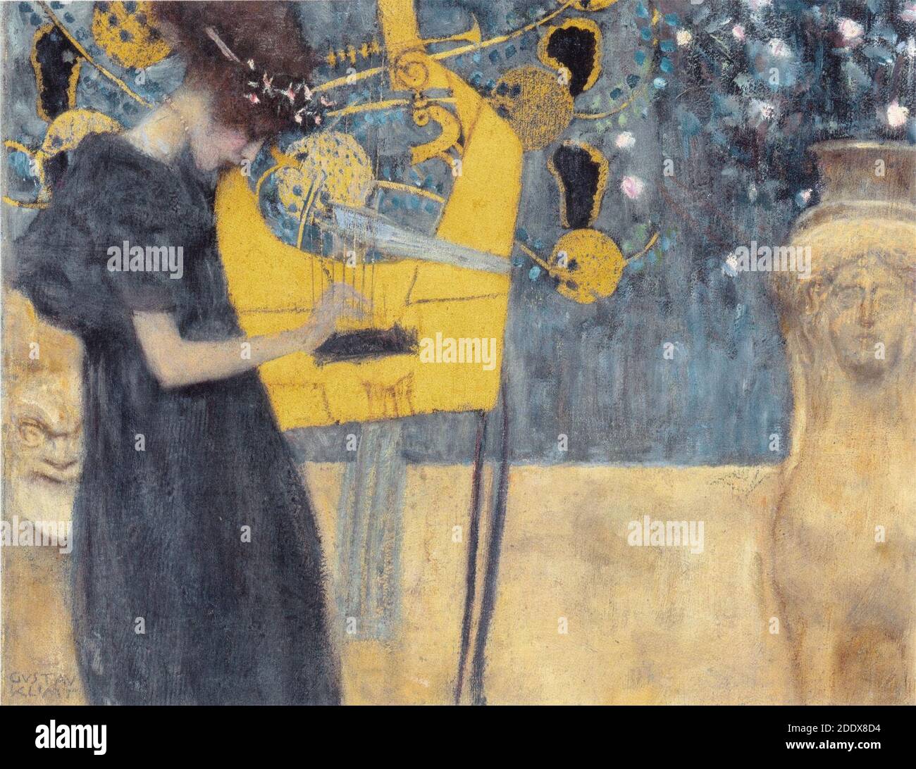 Klimt - Musik1. Stockfoto