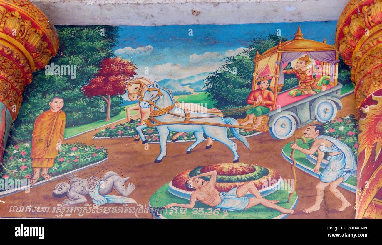 Death Of Buddha Painting Stockfotos Und Bilder Kaufen Alamy