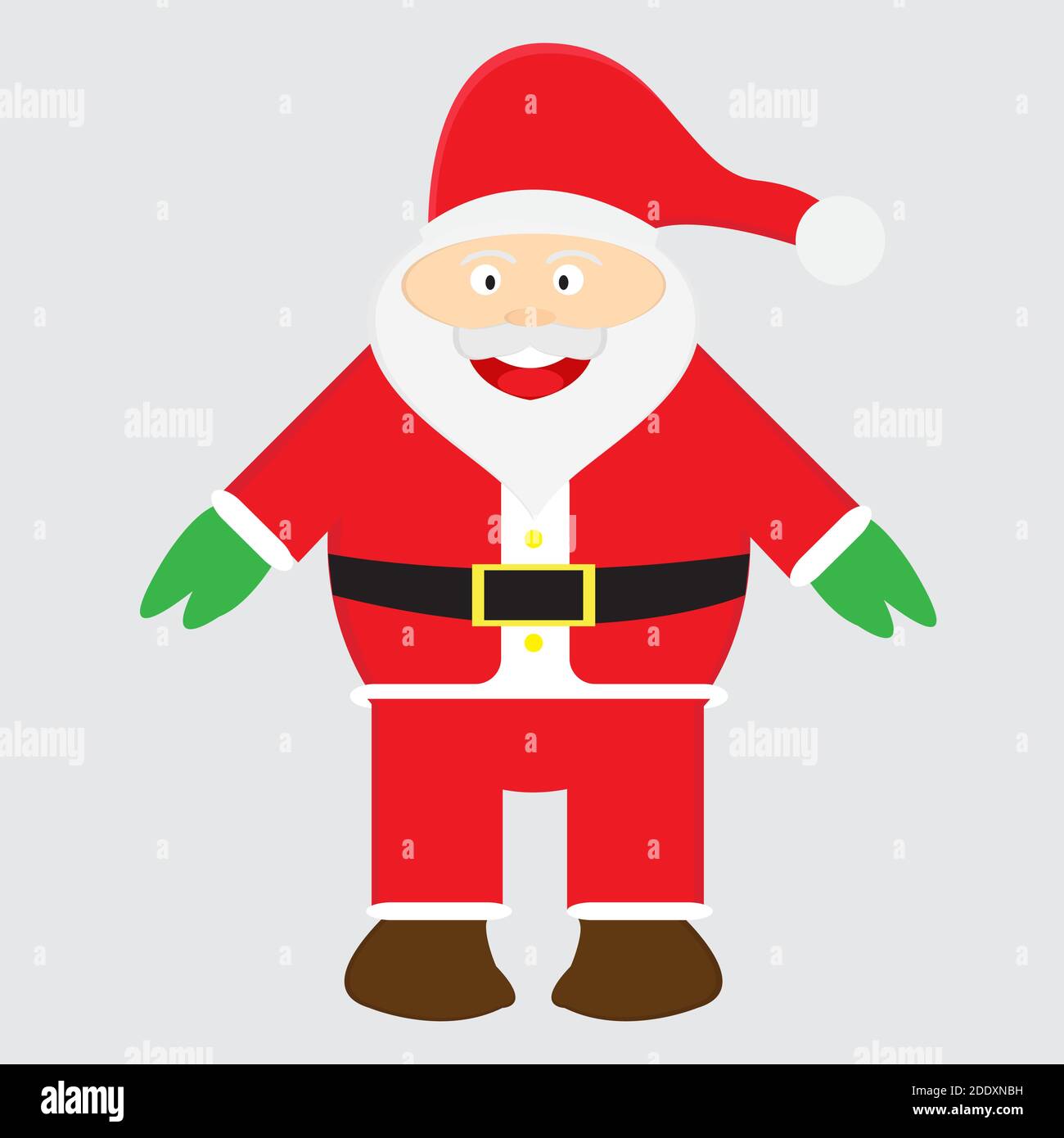 Santa Clause Grafik Design Vektor ilustration Stock Vektor