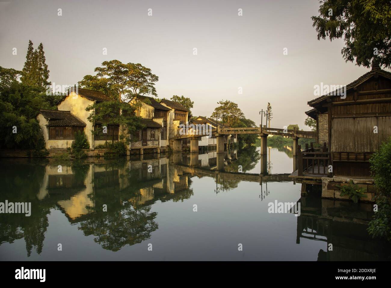 Wuzhen Landschaft Stockfoto