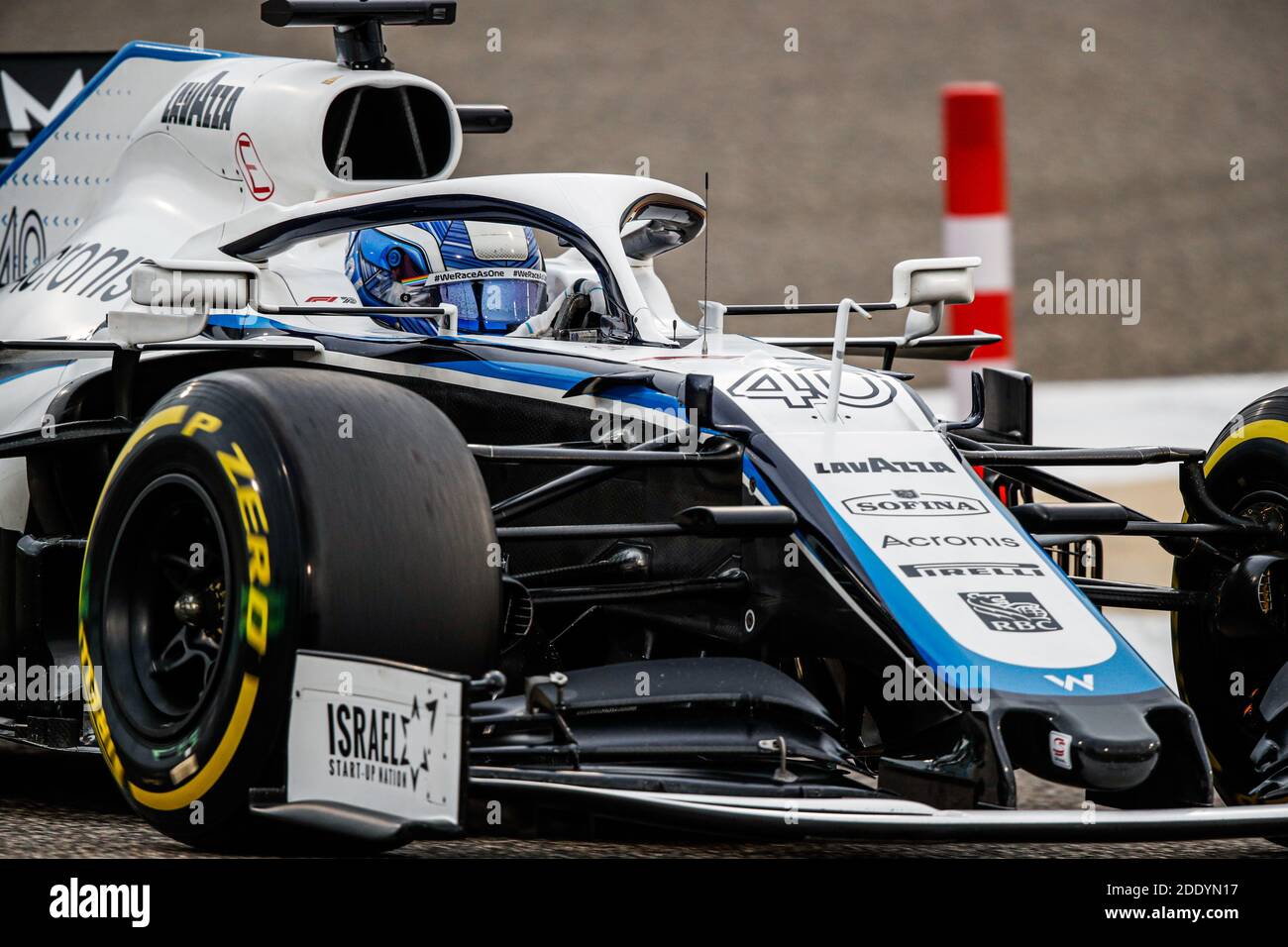 Sakhir, Bahrain. November 2020. 40 NISSANY Roy (il), Testfahrer von Williams Racing F1 FW43, Aktion während des Formel 1 Gulf Air Bahrain Grand Prix 2020, vom 27. Bis 29. November 2020 auf dem Bahrain International Circuit, in Sakhir, Bahrain - Foto Florent Gooden / DPPI / LM Credit: Gruppo Editoriale LiveMedia/Alamy Live News Stockfoto