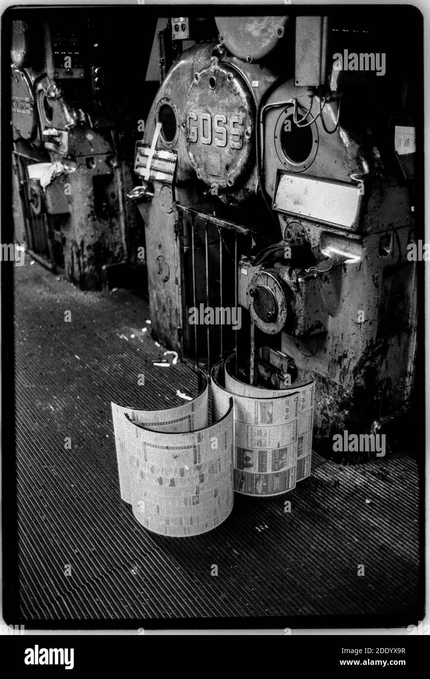 Skanska Dagbladet Zeitung in Stockholm Schweden produziert im Jahr 1992 Stockfoto