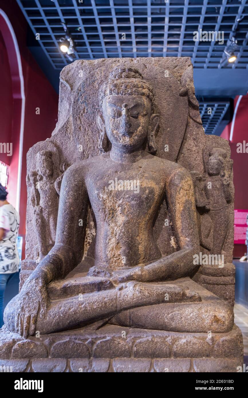 Statue des hinduistischen Gottes in der Chhatrapati Shivaji Maharaj Vastu Sangrahalaya, früher der Prinz von Wales Museum, das wichtigste Museum in Mumbai, Maharasht Stockfoto