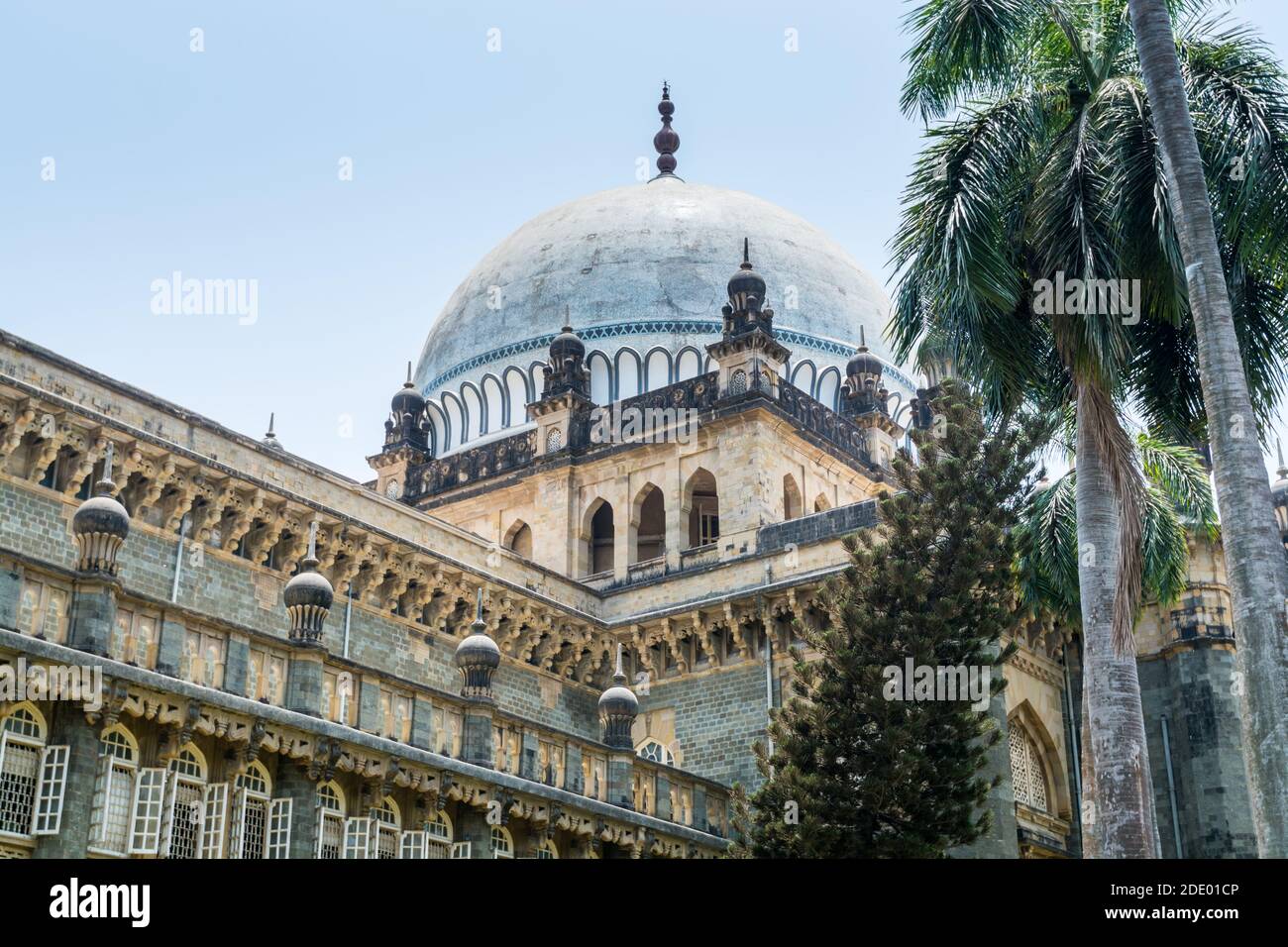 Hauptgebäude von Chhatrapati Shivaji Maharaj Vastu Sangrahalaya, früher der Prinz von Wales Museum, das wichtigste Museum in Mumbai, Maharashtra, Indien. Stockfoto