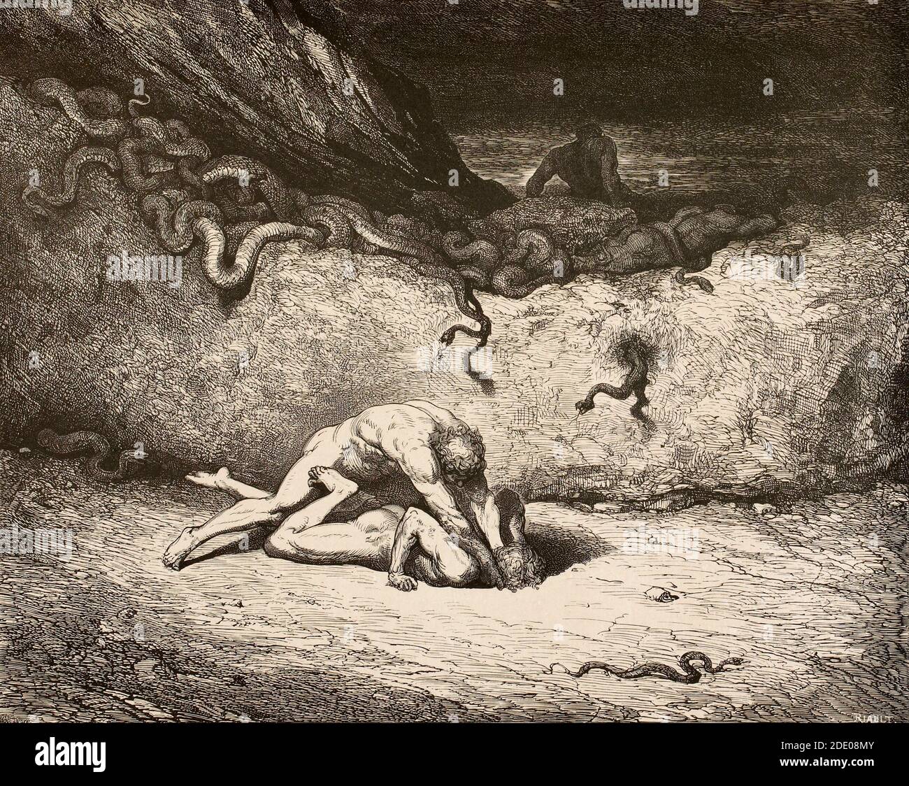 Dante Divina Commedia Hölle XXX Canto wo Fälscher werden bestraft