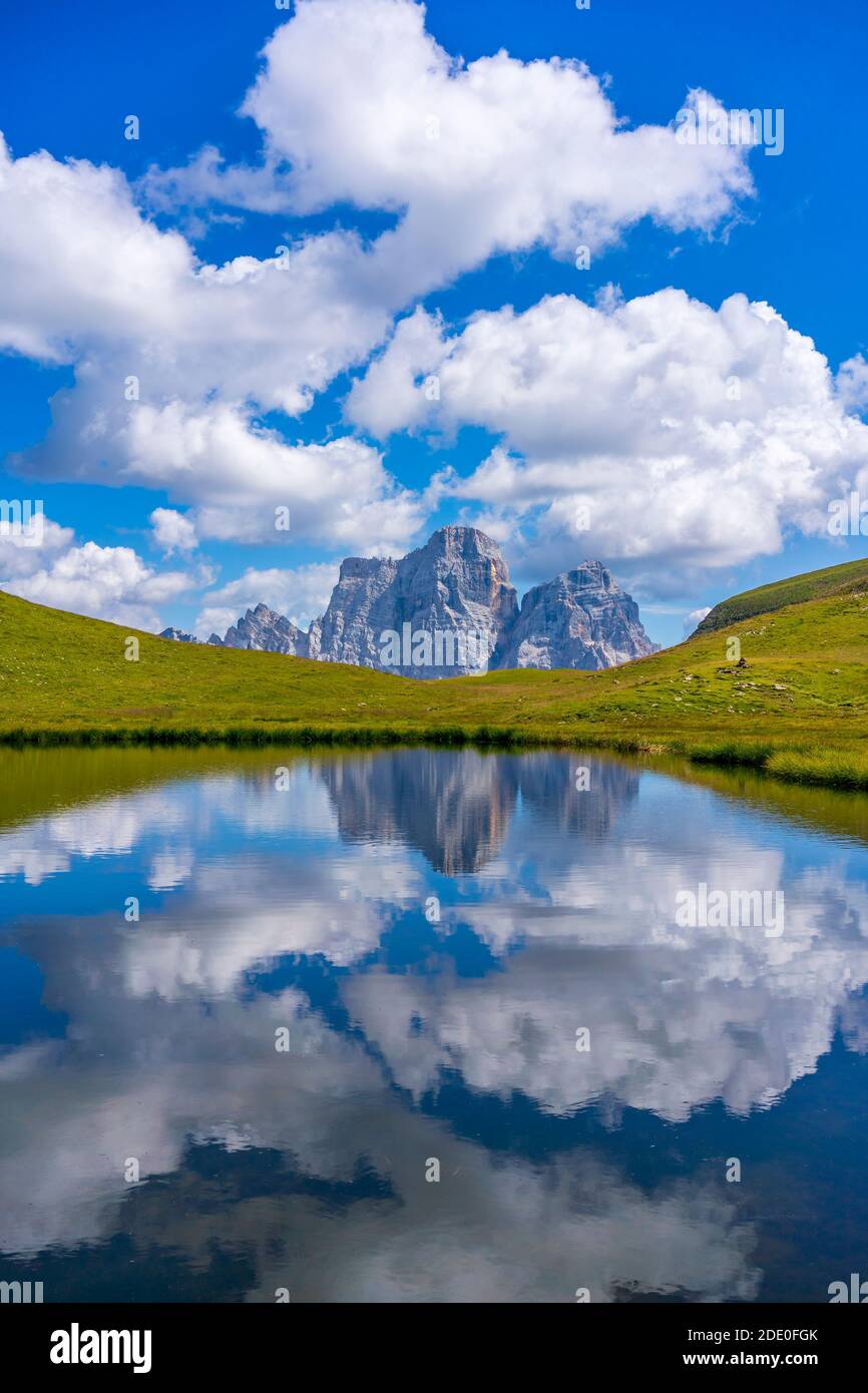 Monte Pelmo, Zoldo Dolomiten Stockfoto