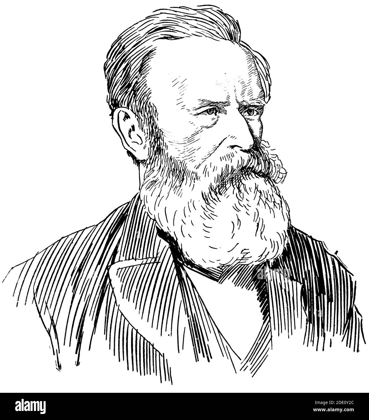 Porträt von Karl Friedrich Lessing einem deutschen Historisch und