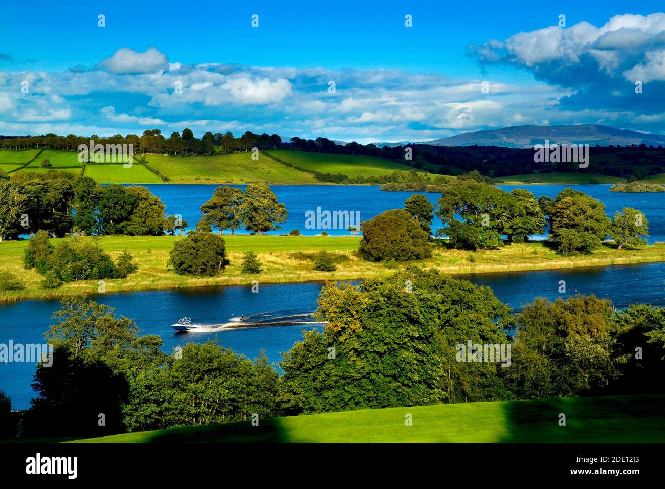 Lough, Muckno, Freizeit, Park, Monaghan, Irland Stockfoto