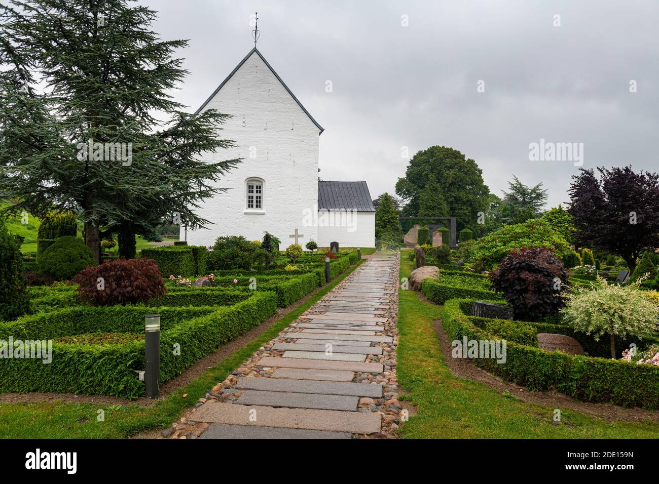 Jelling Kirche, UNESCO-Weltkulturerbe, Jelling Stones, Jelling, Dänemark, Skandinavien, Europa Stockfoto