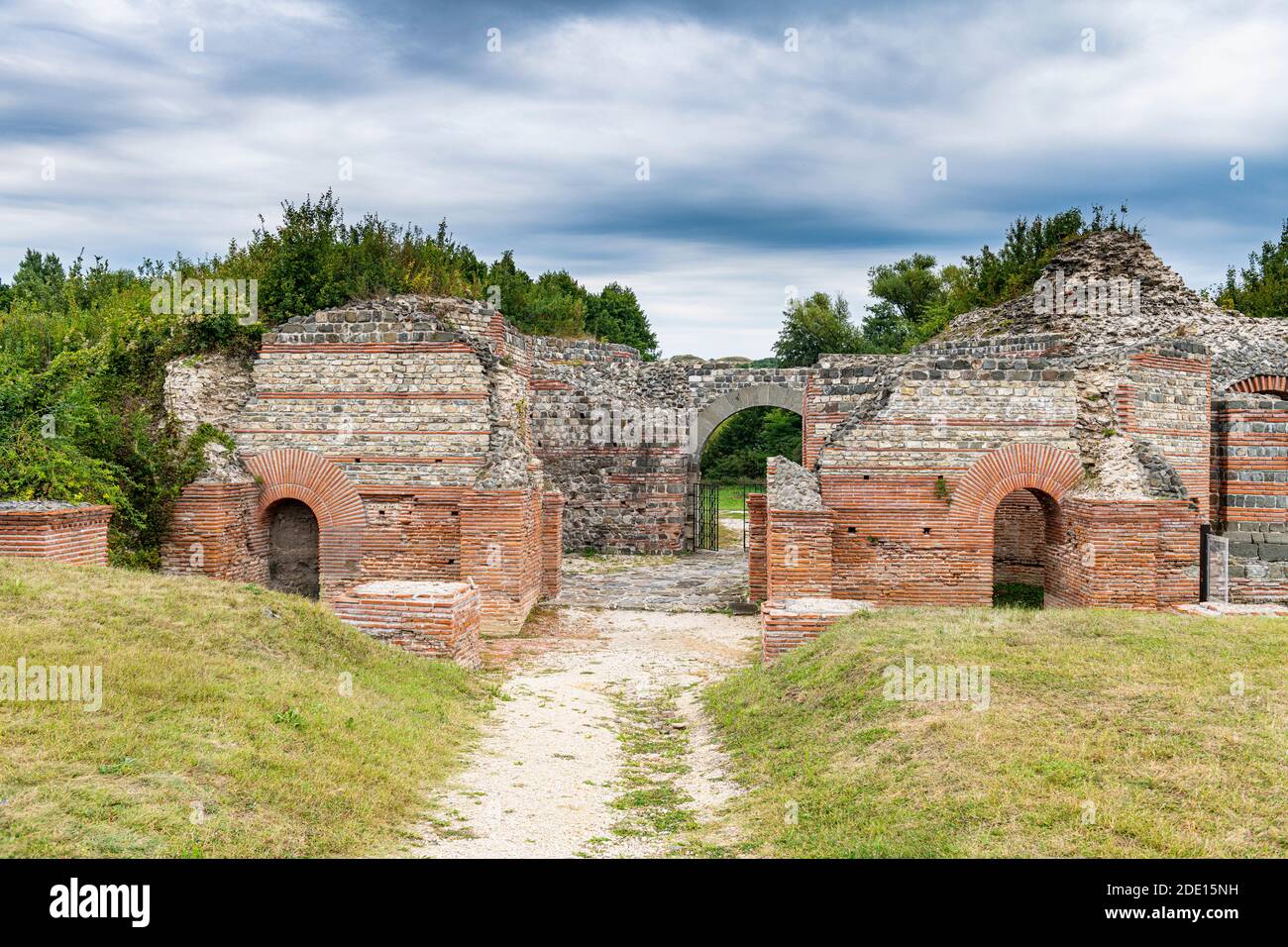 Alte römische Ruinen von Gamzigrad, UNESCO-Weltkulturerbe, Serbien, Europa Stockfoto