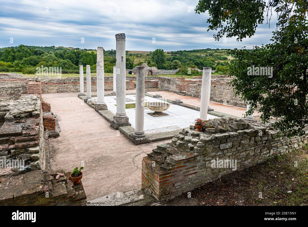 Alte römische Ruinen von Gamzigrad, UNESCO-Weltkulturerbe, Serbien, Europa Stockfoto