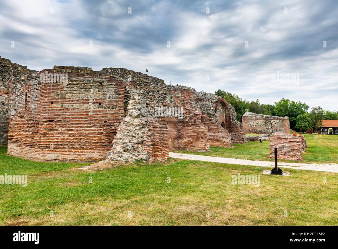 Alte römische Ruinen von Gamzigrad, UNESCO-Weltkulturerbe, Serbien, Europa Stockfoto