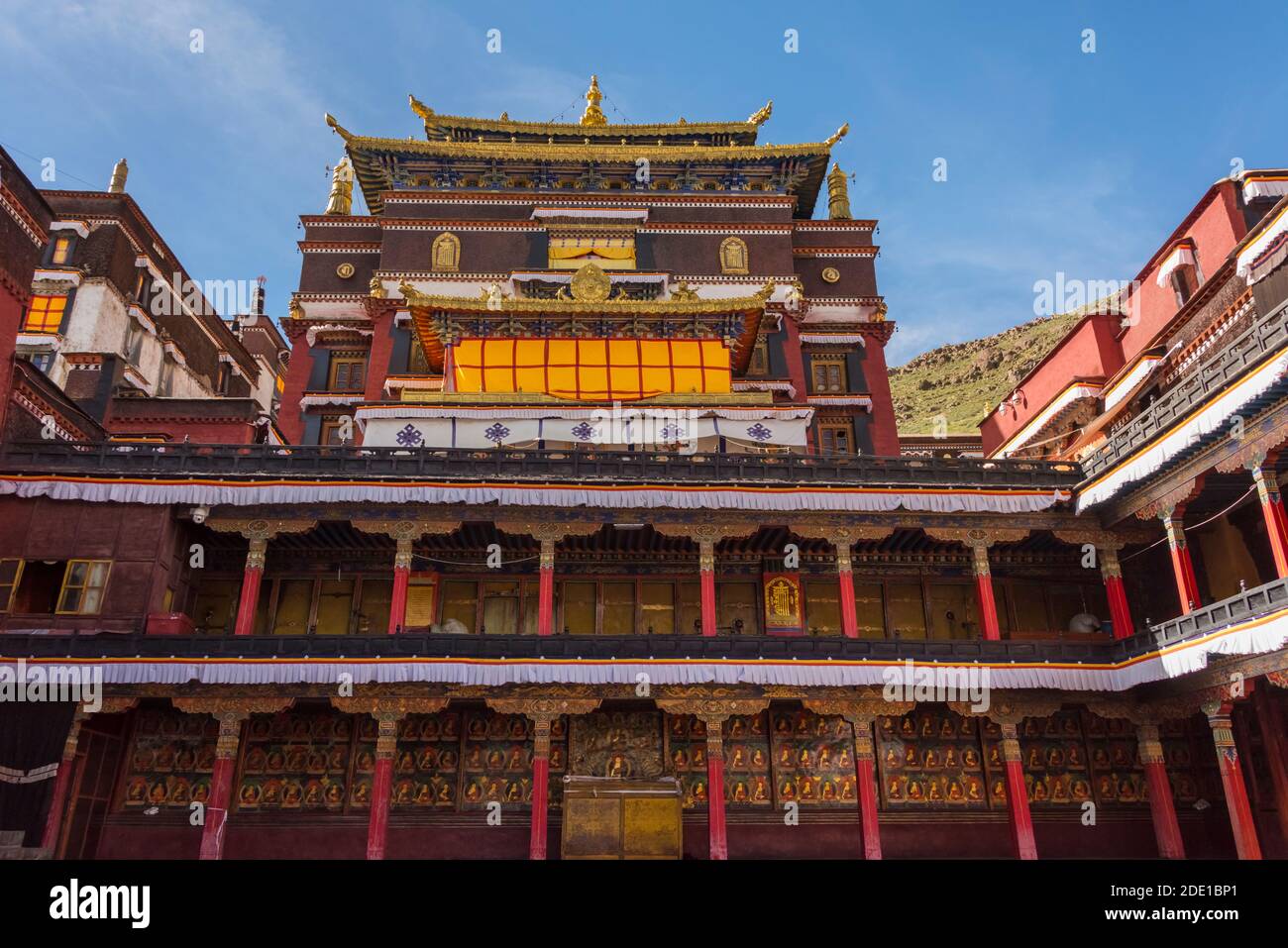 Tashi Lhunpo Kloster, Shigatse, Tibet, China Stockfoto