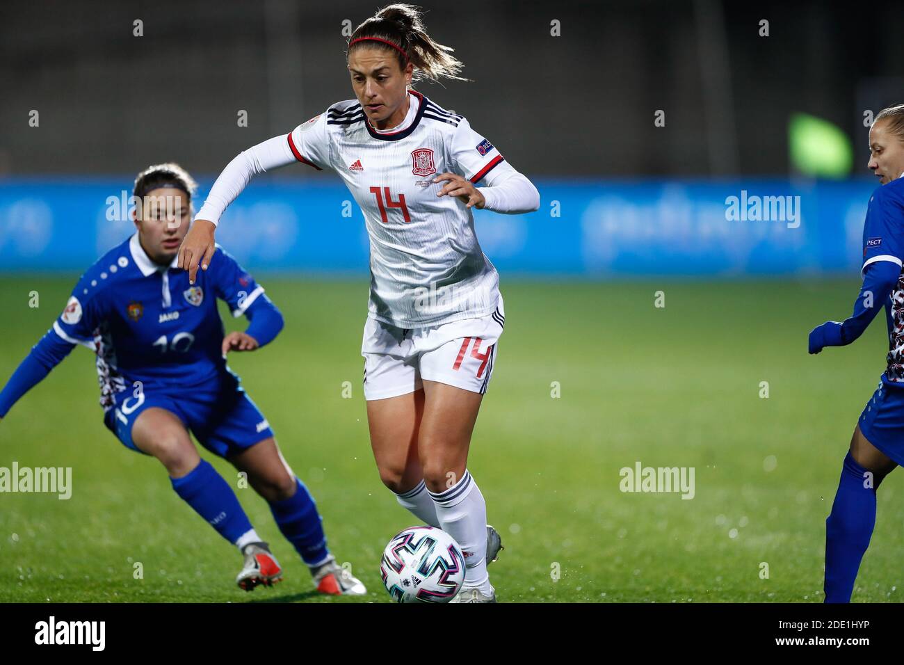 Alexia Putellas von Spanien während der UEFA Women&#039;s Euro 2022, Qualifying Gruppe D Fußballspiel zwischen Spanien und Moldawien auf / LM Stockfoto