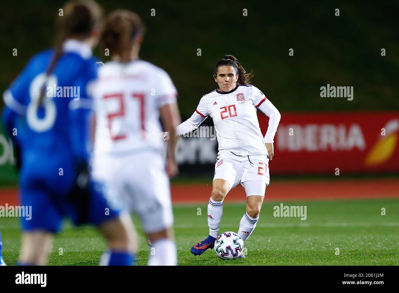 Andrea Pereira aus Spanien während der UEFA Women&#039;s Euro 2022, Qualifying Group D Fußballspiel zwischen Spanien und Moldawien auf / LM Stockfoto