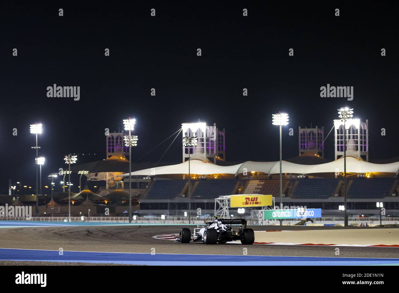 GASLY Pierre (Fra), Scuderia AlphaTauri Honda AT01, Aktion während des Formel 1 Gulf Air Bahrain Grand Prix 2020, vom 27. Bis 29. November / LM Stockfoto