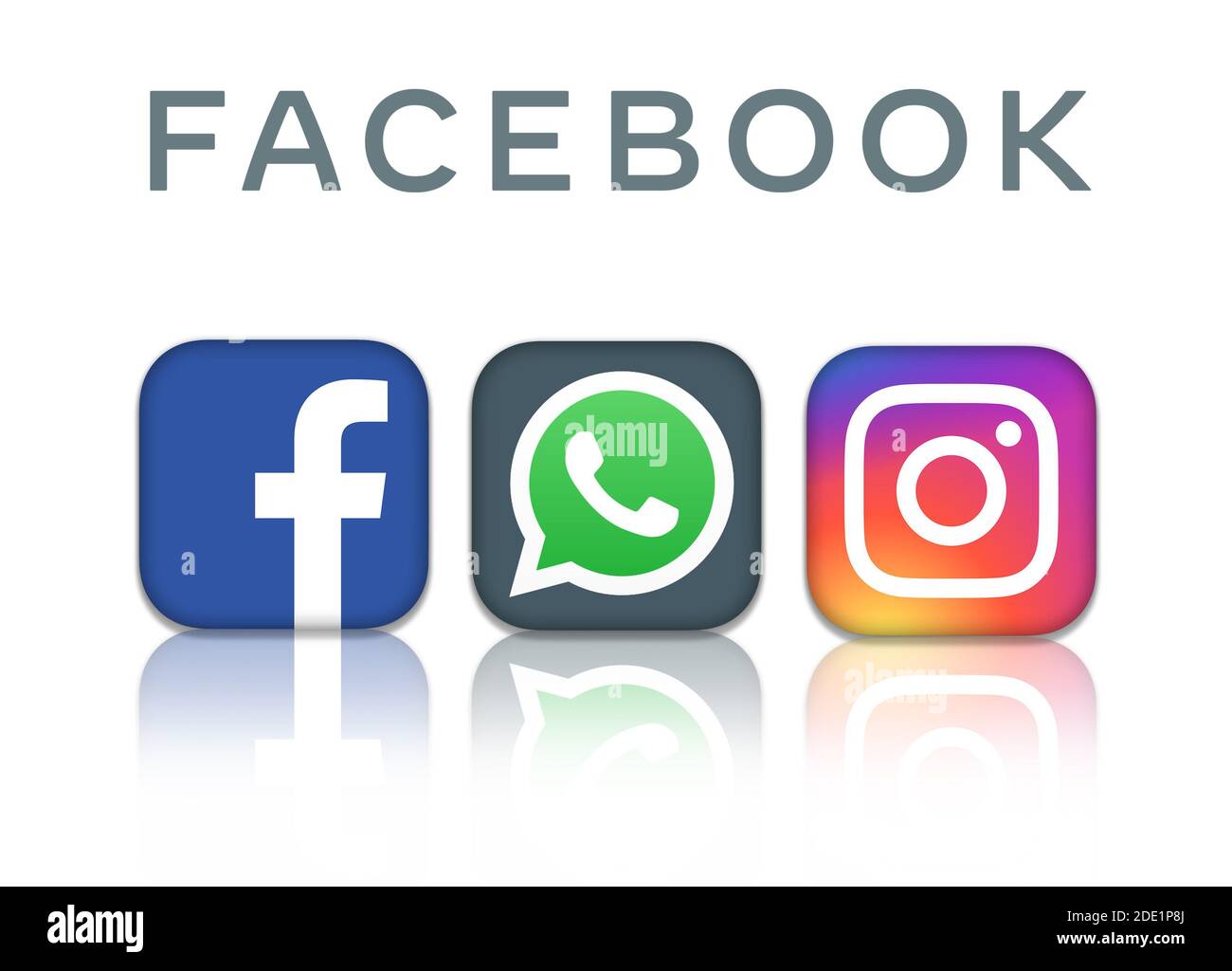 Facebook-Unternehmen Stockfoto