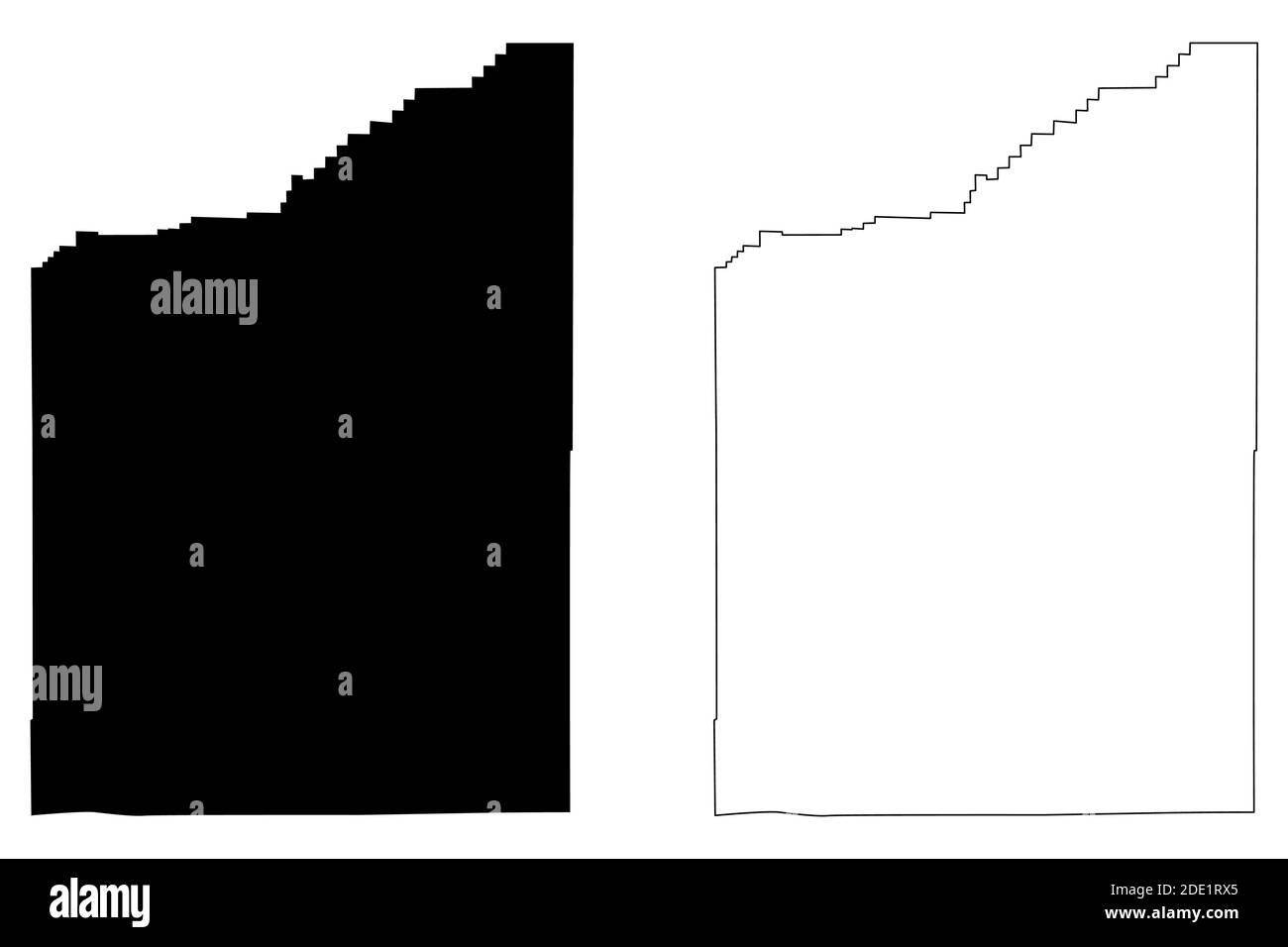 Jackson County, Oregon State (U.S. County, Vereinigte Staaten von Amerika, USA, U.S., US) Karte Vektor Illustration, Scribble Skizze Jackson Karte Stock Vektor