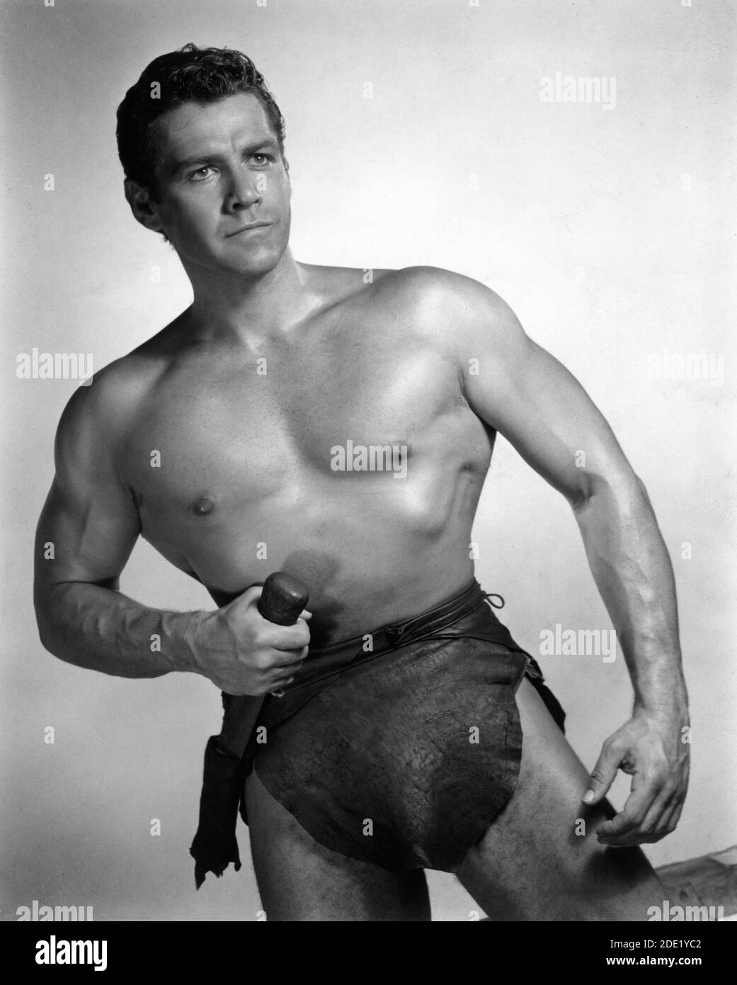 GORDON SCOTT Portrait als Tarzan Publicity für TARZAN THE MAGNIFICENT 1960 Regisseur ROBERT DAY nach Figuren von Edgar Rice Burroughs Solar Film Productions / Paramount British Pictures Stockfoto