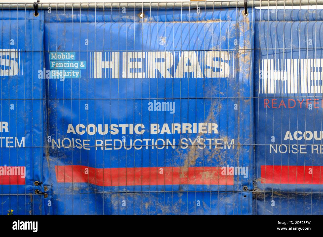 Eine Heras Schallschutzanlage Stockfoto