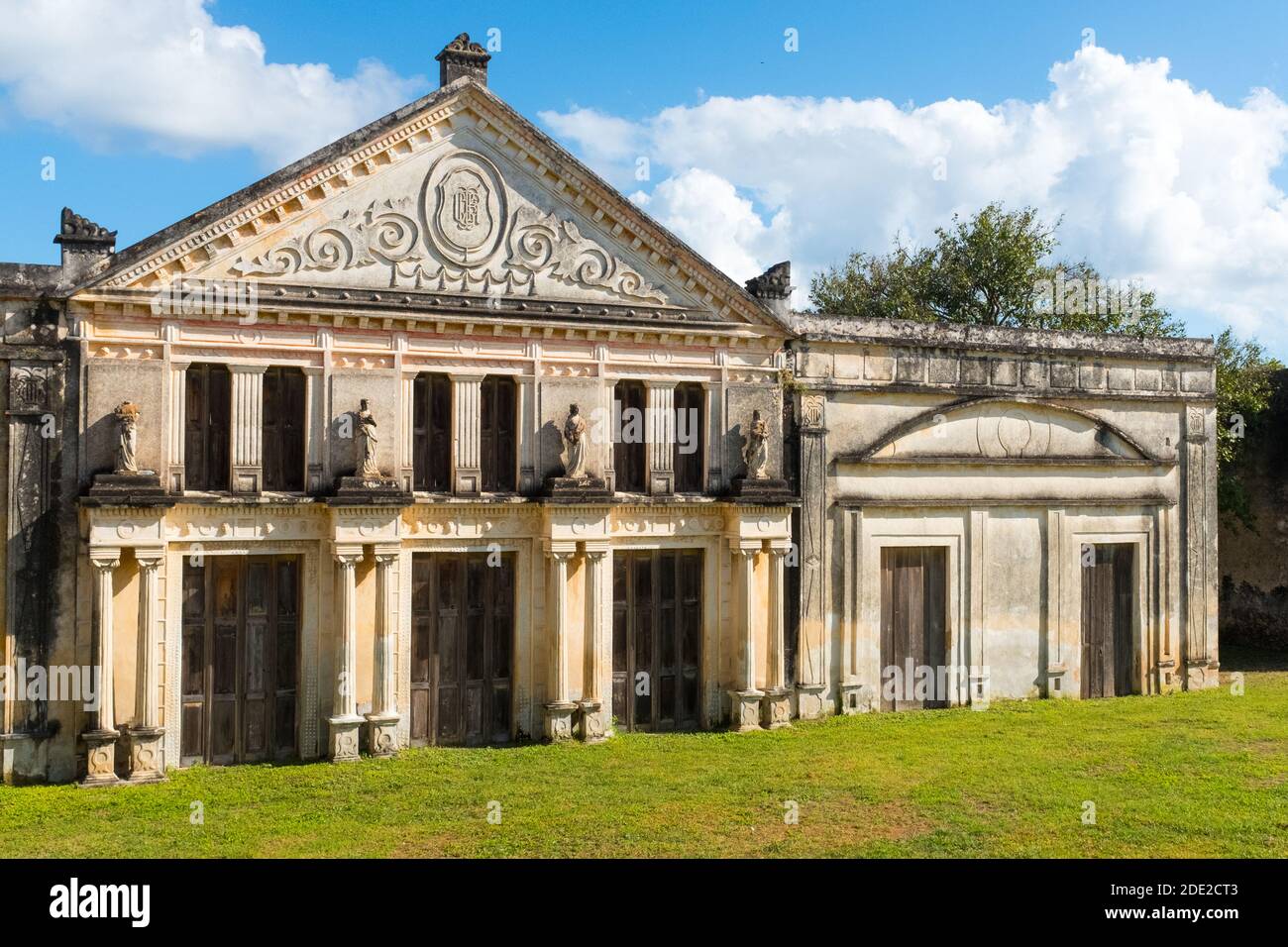 Hacienda Yaxcopoil, eine alte Plantage, Fabrik und Residenz, die in ein Museum umgewandelt wurde, Yucatan, Mexiko Stockfoto