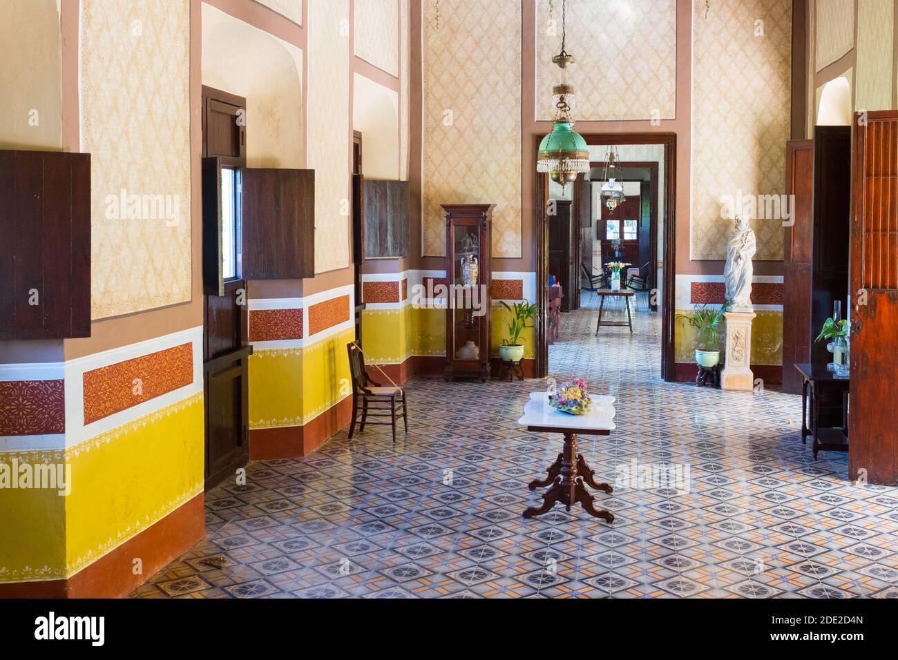 Hacienda Yaxcopoil, eine alte Plantage, Fabrik und Residenz, die in ein Museum umgewandelt wurde, Yucatan, Mexiko Stockfoto