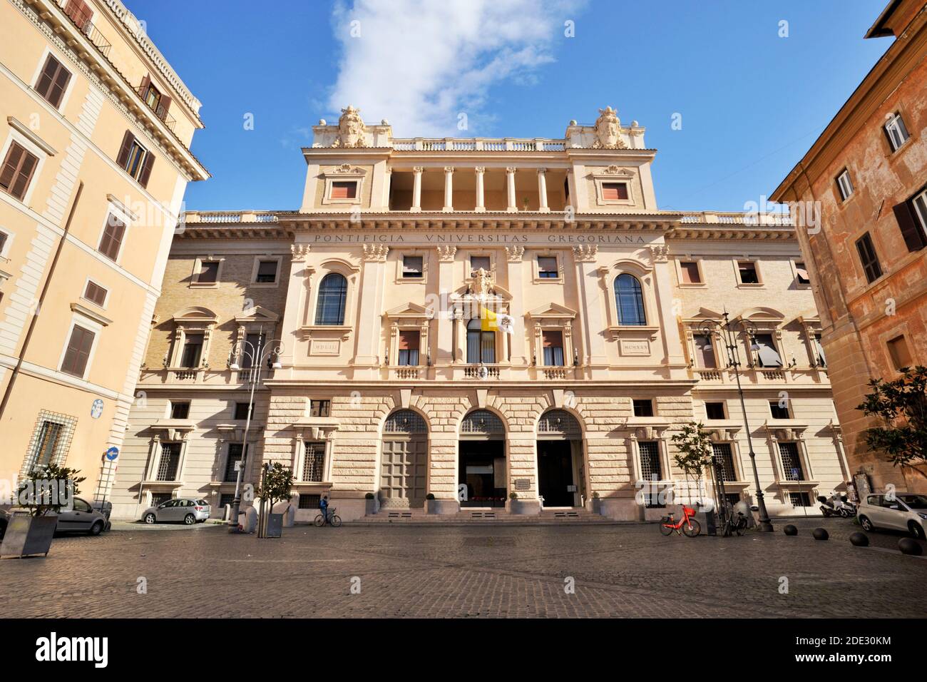Palazzo der Pontificia Università Gregoriana, Piazza della Pilotta, Rom, Italien Stockfoto