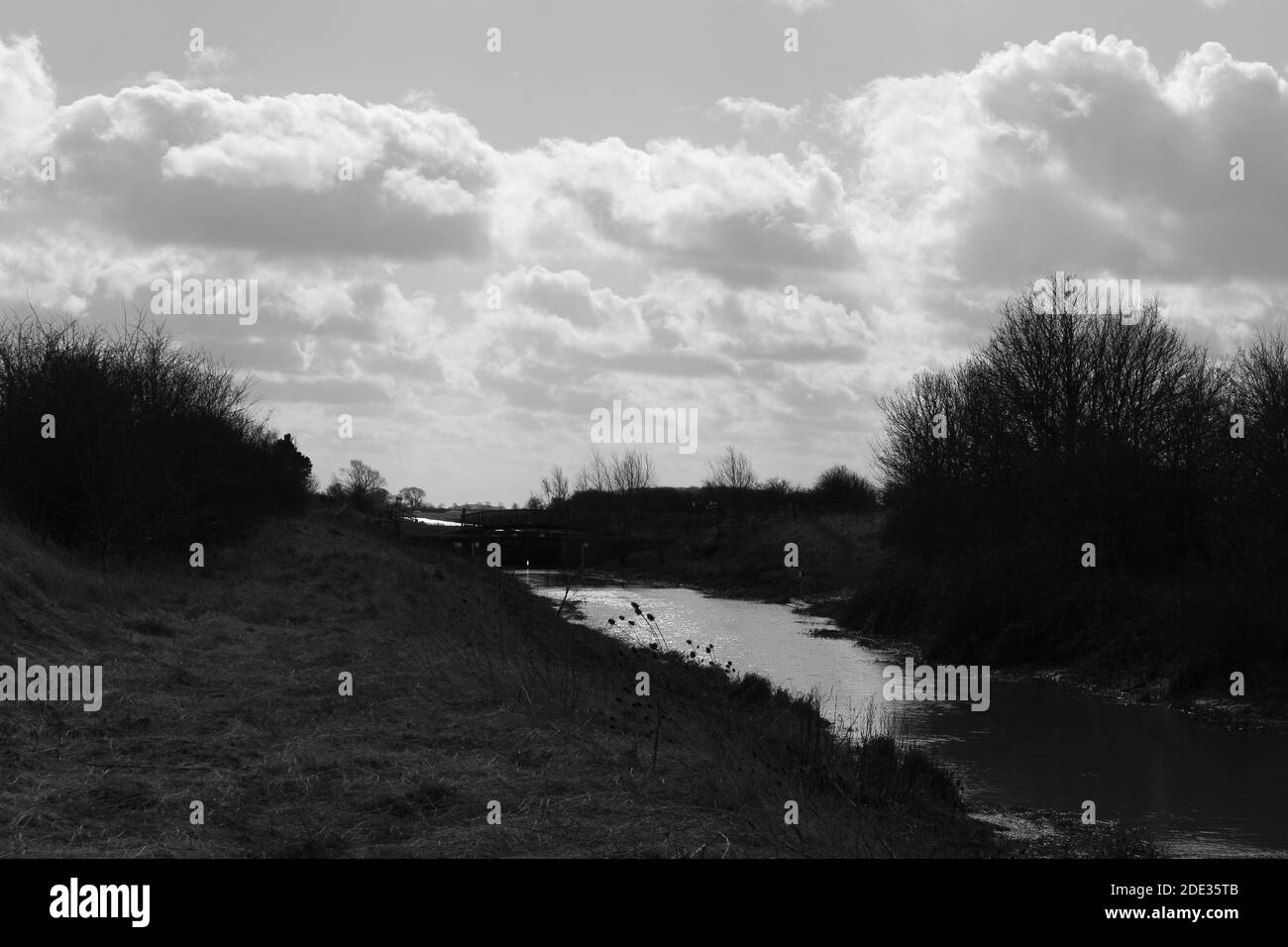 Fluss Ancholme Stockfoto