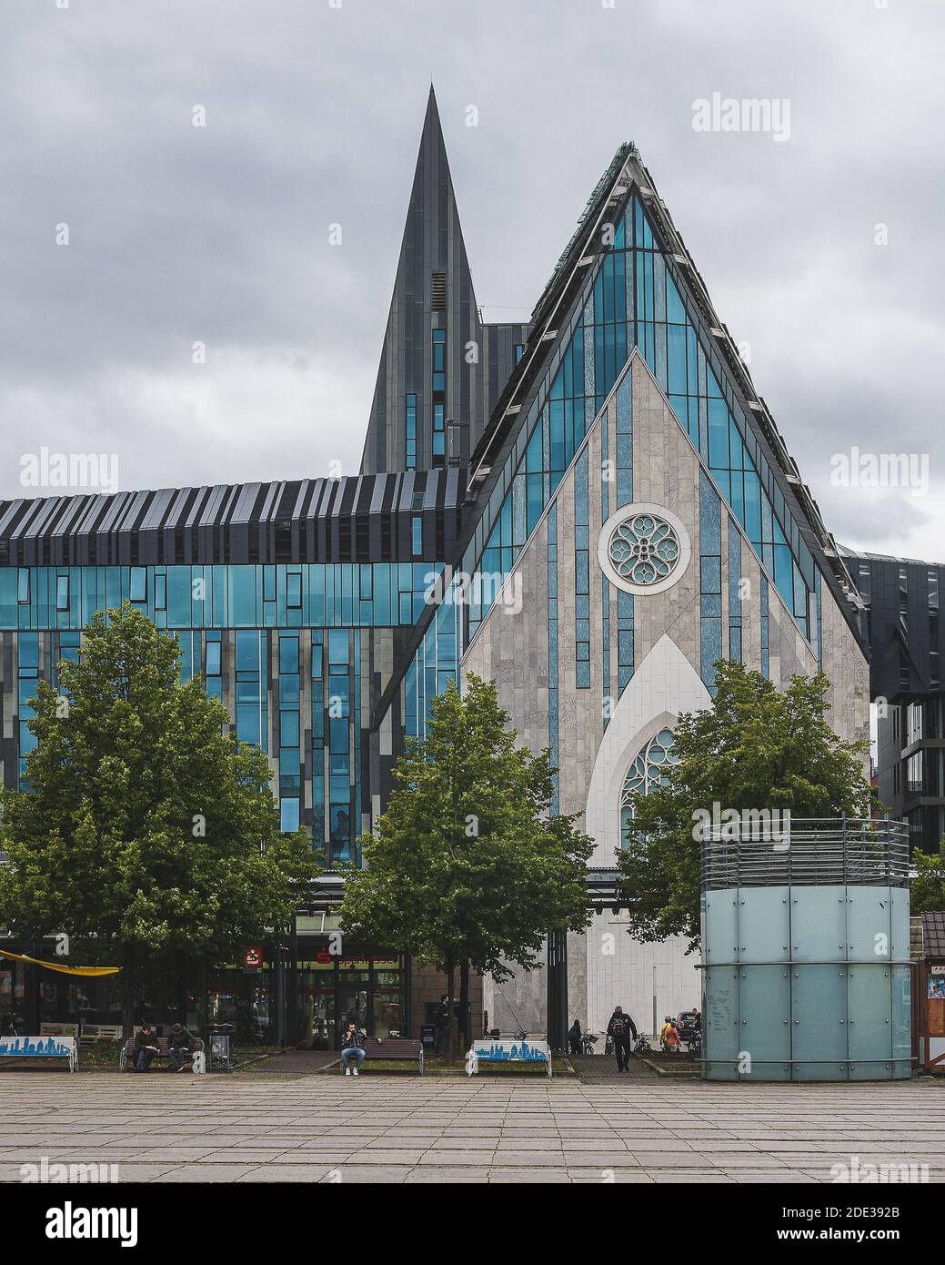 Kirche in Leipzig, Deutschland Stockfoto