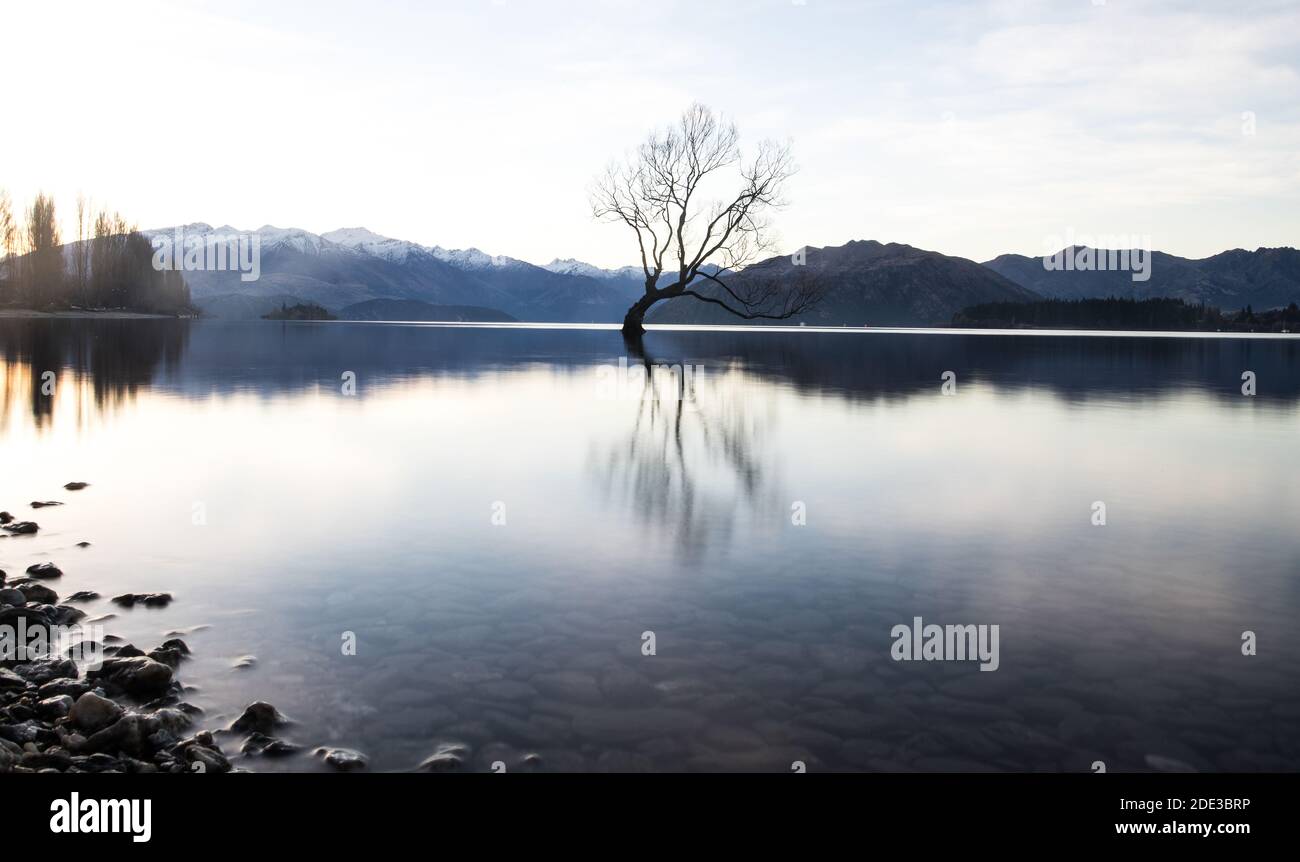 Lake Wanaka, Neuseeland Stockfoto