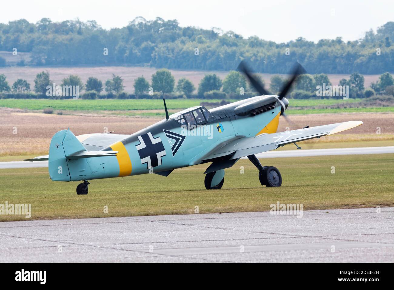 Hispano Buchon Messerschmitt BF109 Stockfoto